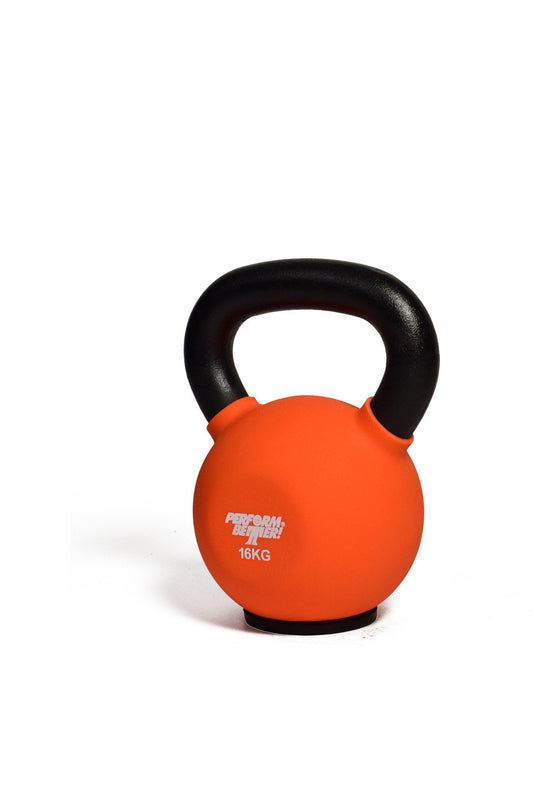 16 kg (35 lbs) - First Place Neoprene Kettlebell- Orange - Used