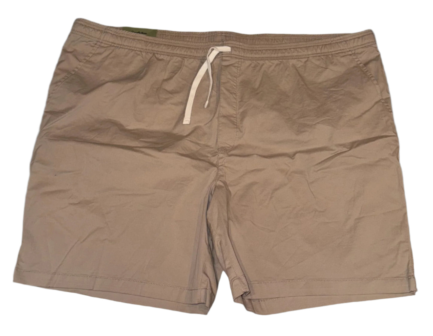 Men's Big & Tall 8" Pull-On Shorts - Goodfellow & Co Taupe 3X, Brown - New