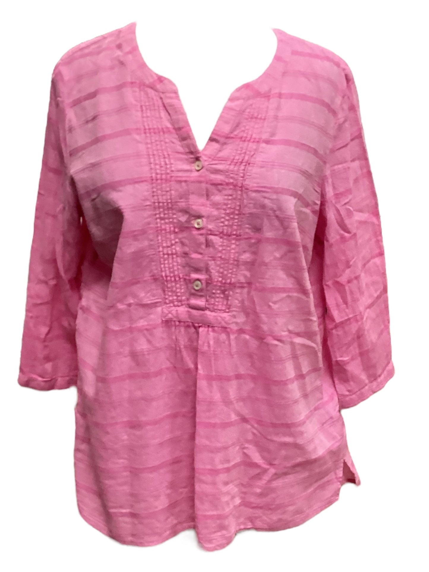 Top 3/4 Sleeve By Talbots Size: L