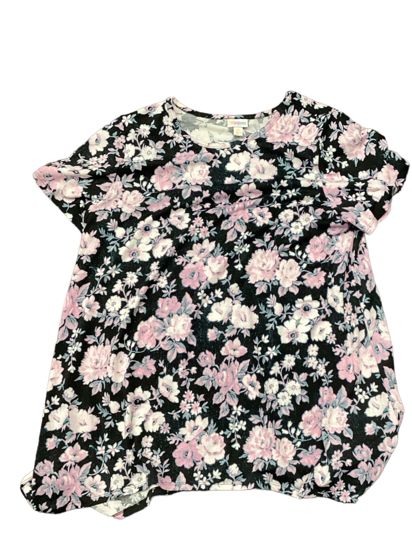 Top Short Sleeve By Lularoe Size: Xxxl