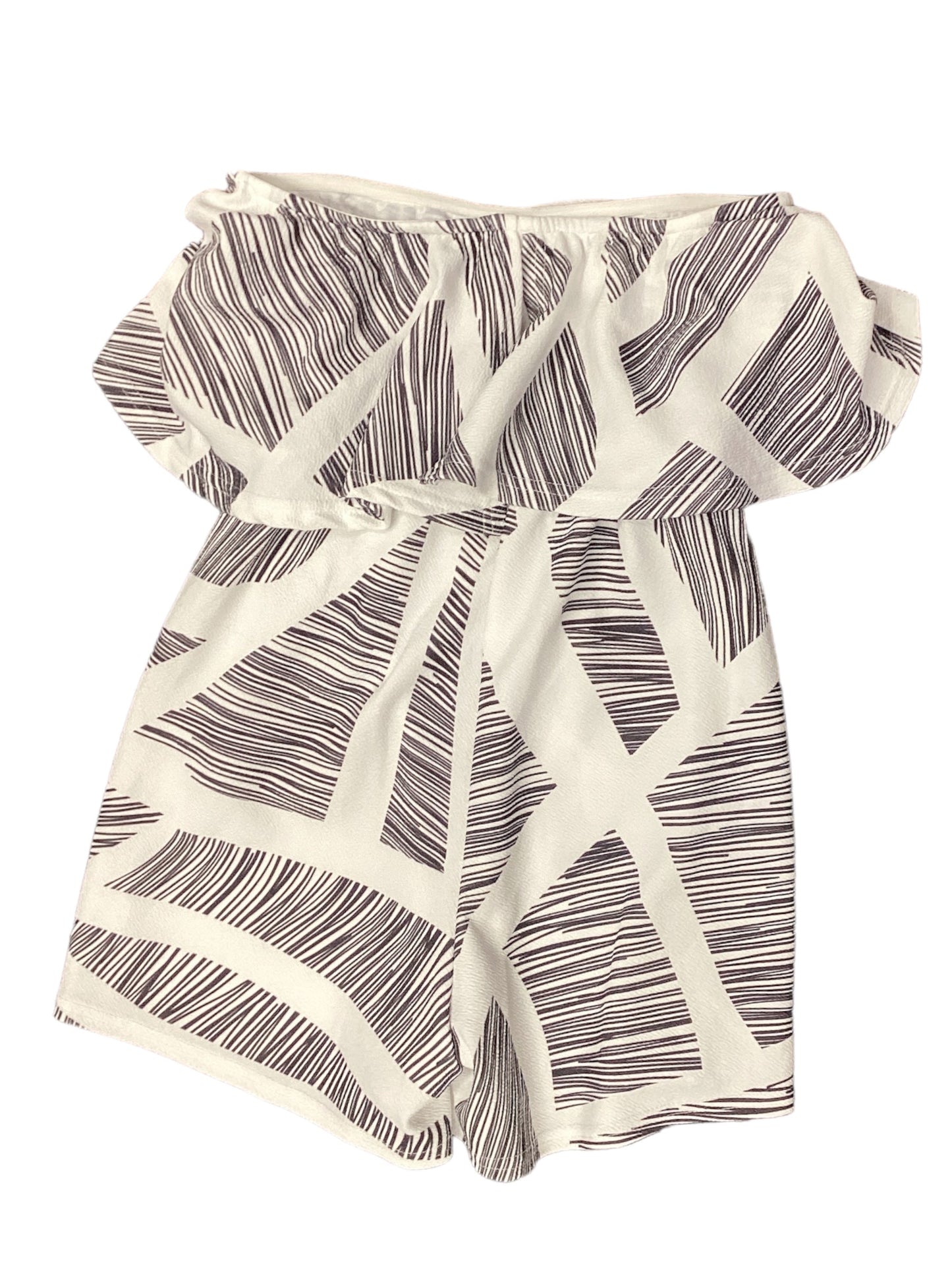 Black & White Romper , Size Xl