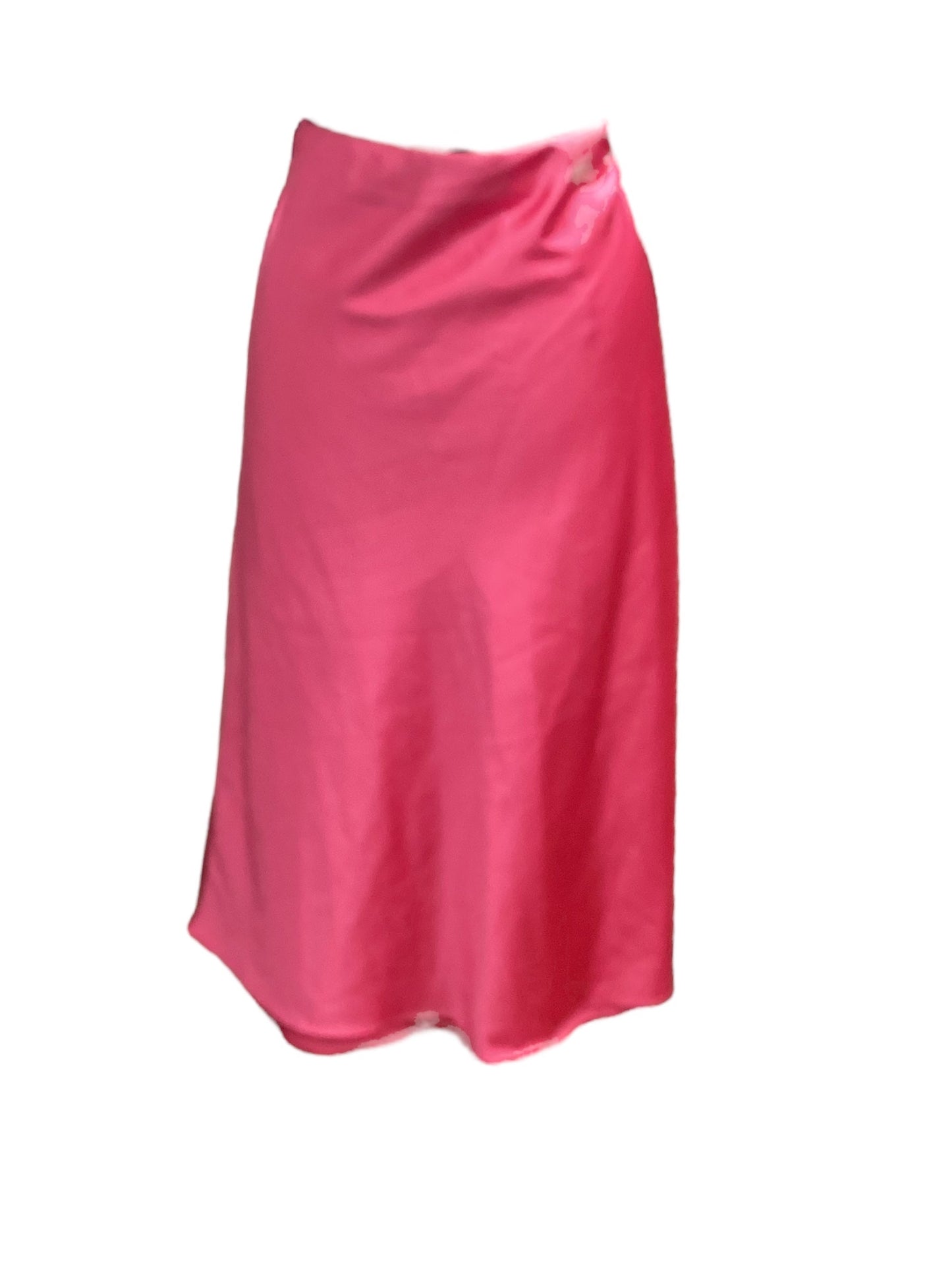 Pink Skirt Midi , Size Xl
