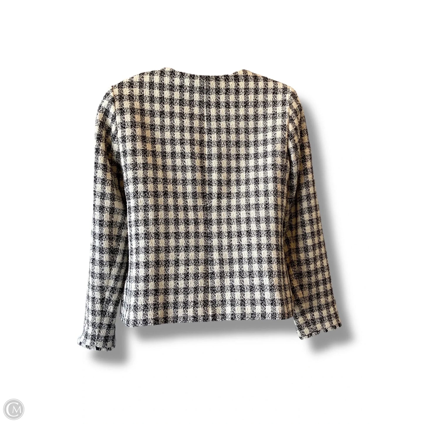 Blazer By Talbots In Plaid Pattern, Size: 6p