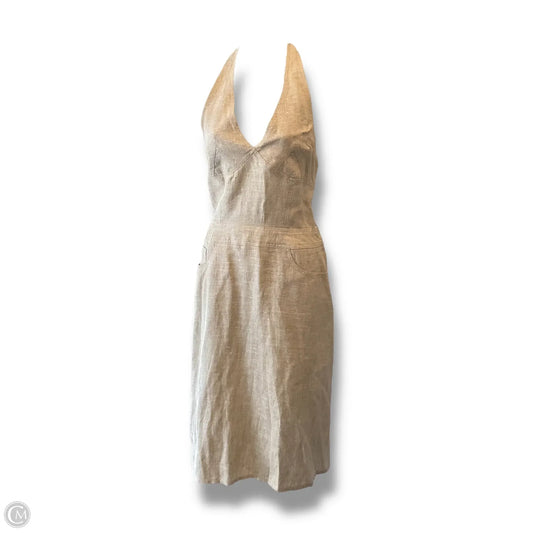 Dress Casual Midi By Harve Bernard In Beige, Size: 10