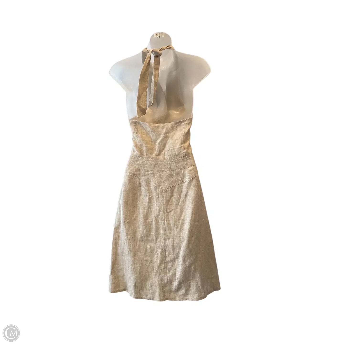 Dress Casual Midi By Harve Bernard In Beige, Size: 10