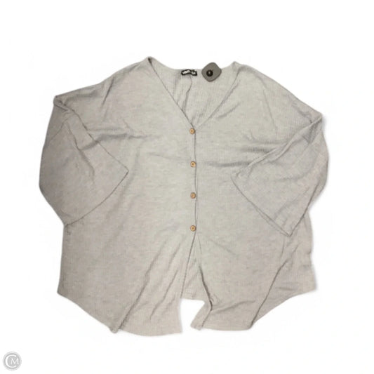 Cardigan By Heimish Usa In Grey, Size: 3x