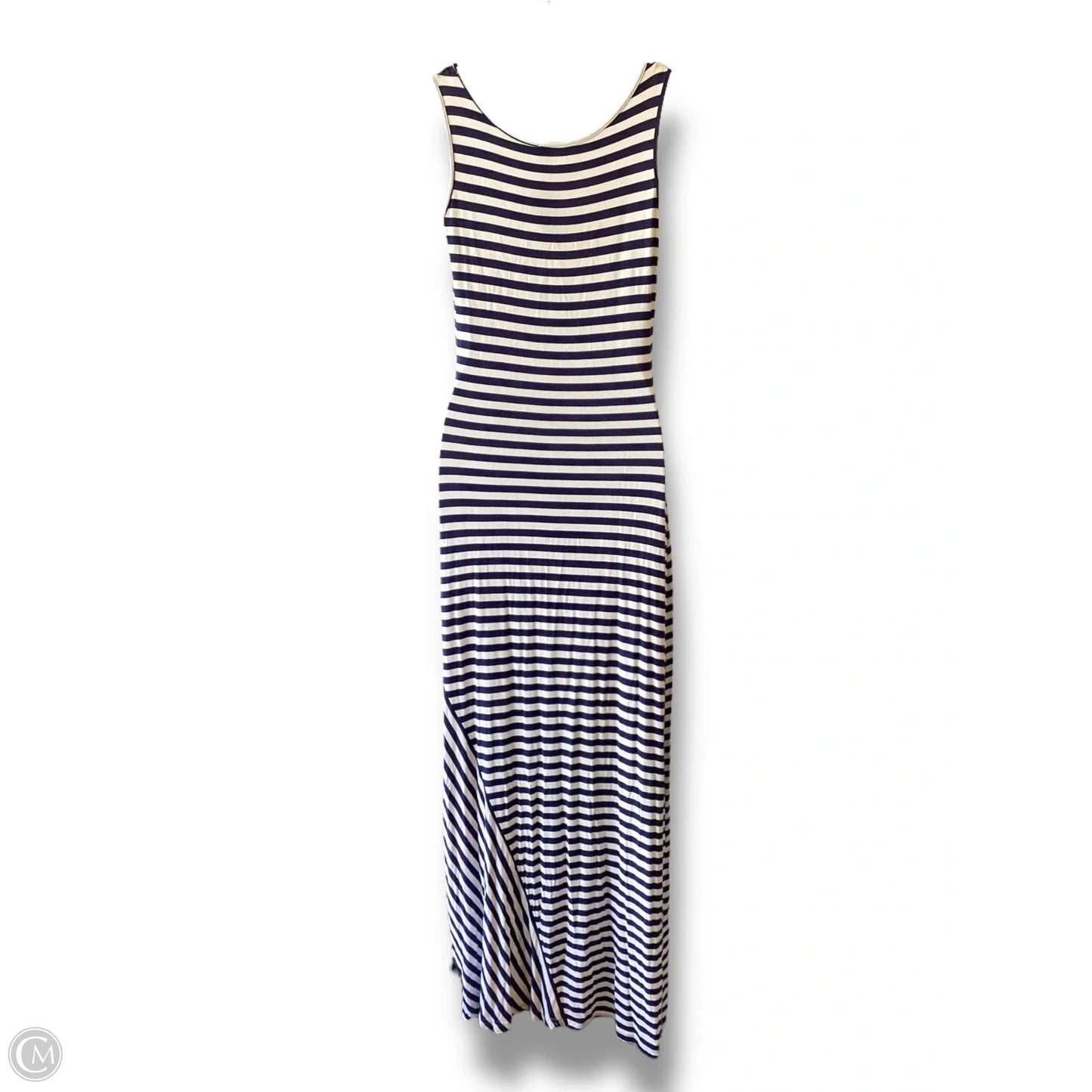 Dress Casual Maxi By Calvin Klein In Striped Pattern, Size: 2