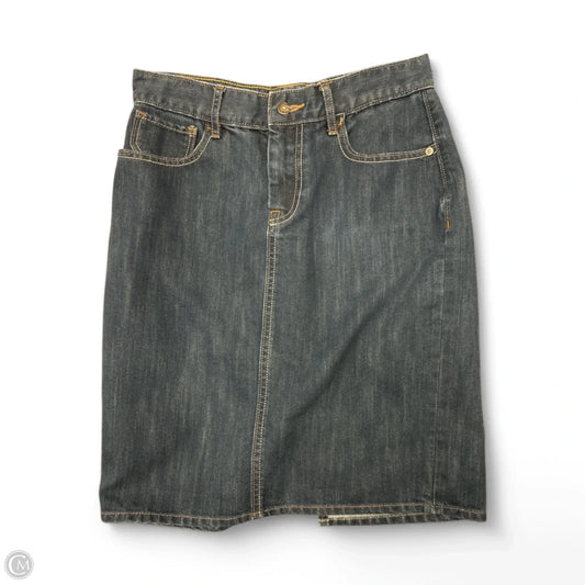 Skirt Midi By Old Navy In Blue Denim, Size: 4