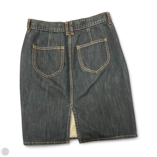 Skirt Midi By Old Navy In Blue Denim, Size: 4