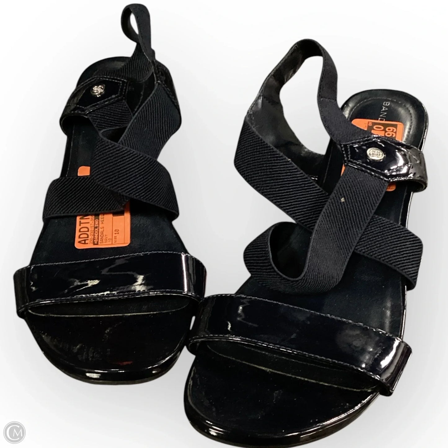 Sandals Heels Wedge By Bandolino In Navy, Size: 10
