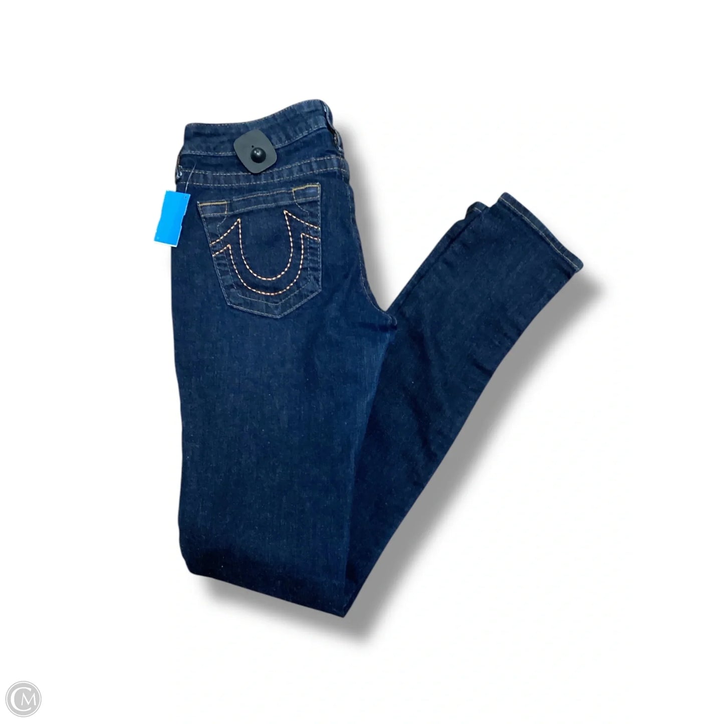 Jeans Skinny By True Religion In Blue Denim, Size: 6