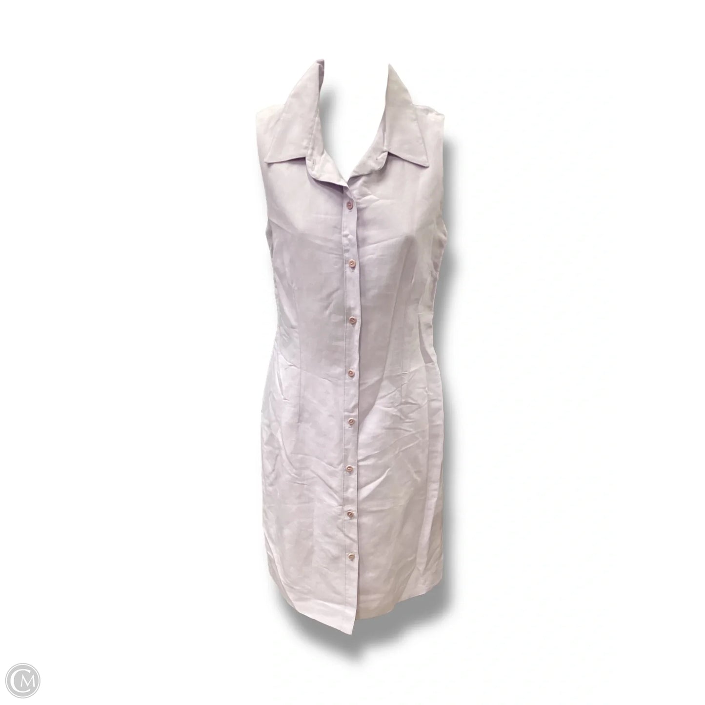 Dress Casual Midi By Casual Corner In Purple, Size: 10