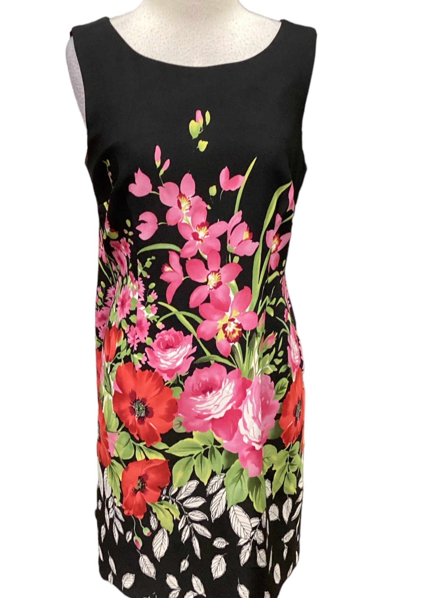 Dress Casual Midi By Dressbarn Size: 10