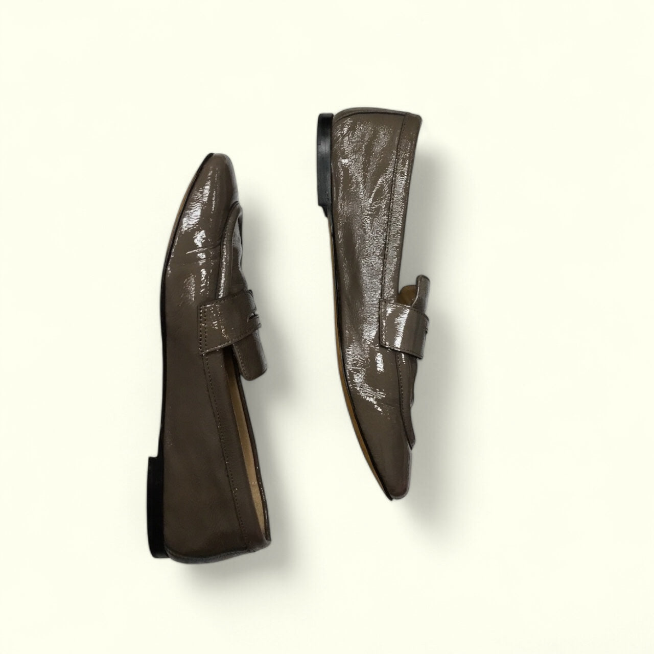 Shoes Flats In Brown, Size: 7.5