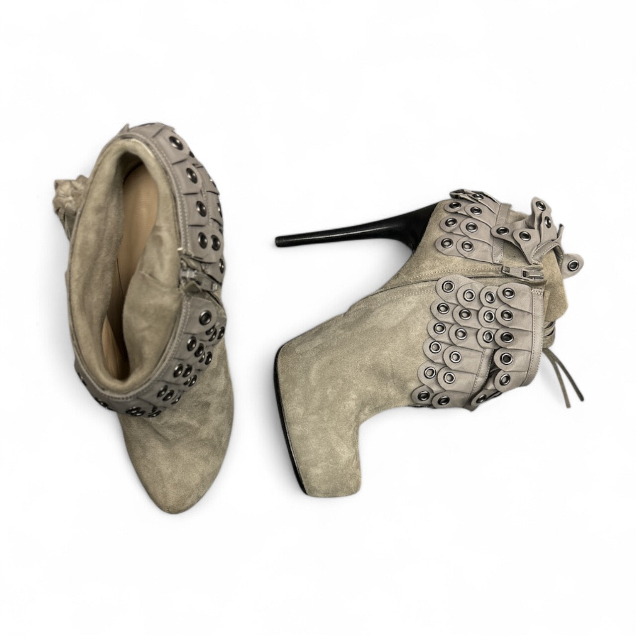 Boots Ankle Heels By 3.1 Phillip Lim In Grey, Size: 6.5
