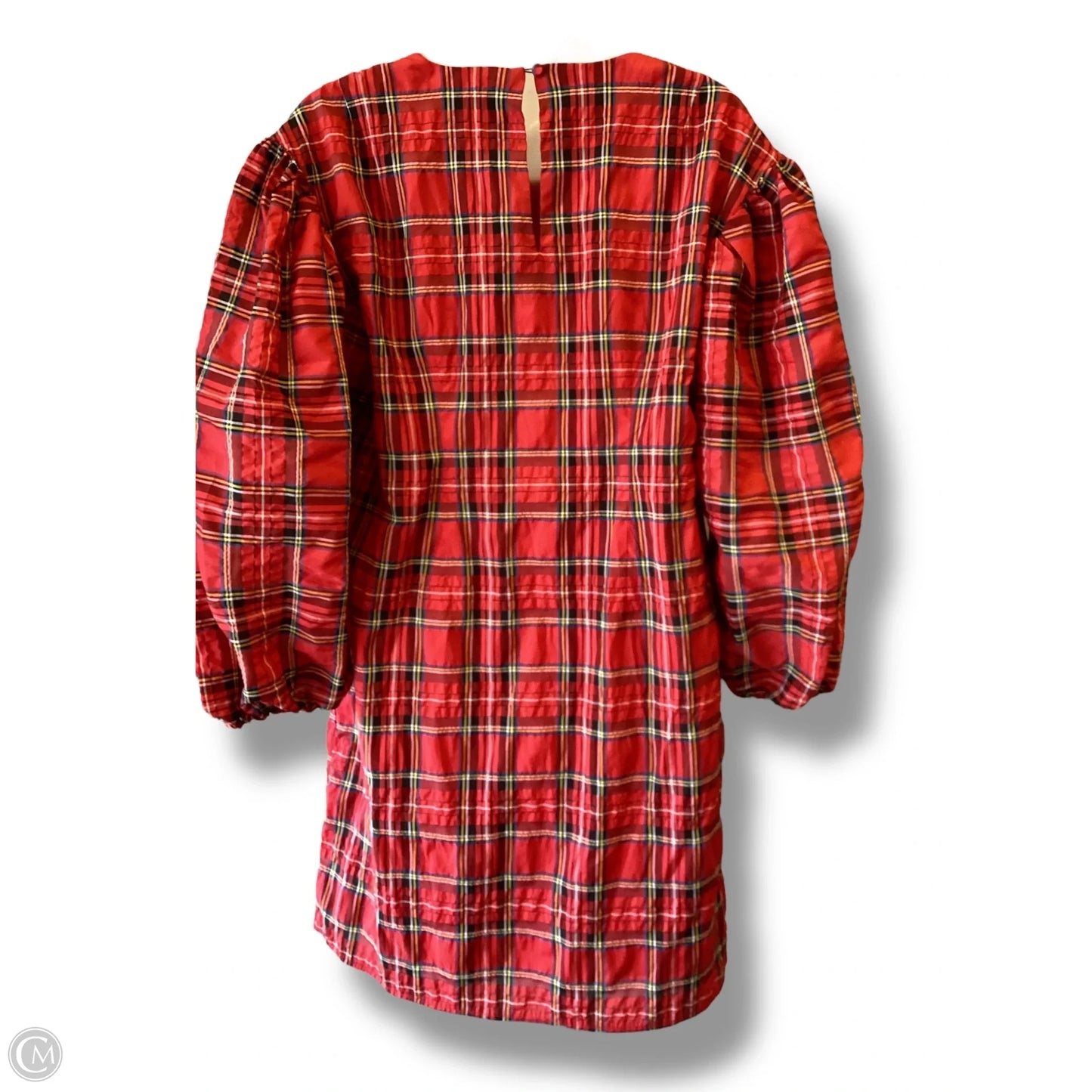 Dress Casual Midi By J. Crew In Plaid Pattern, Size: M