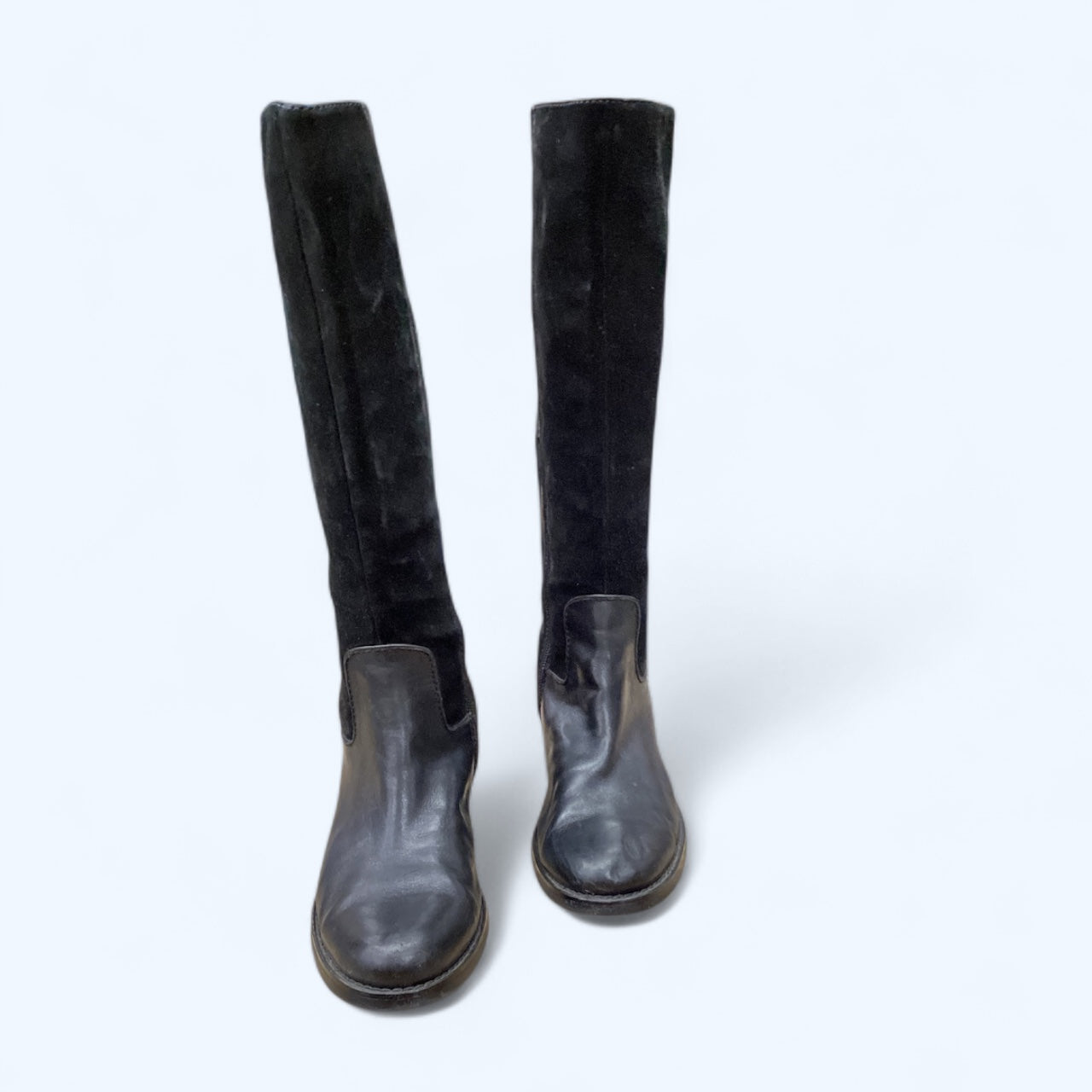 Boots Knee Flats By Etienne Aigner In Black, Size: 7
