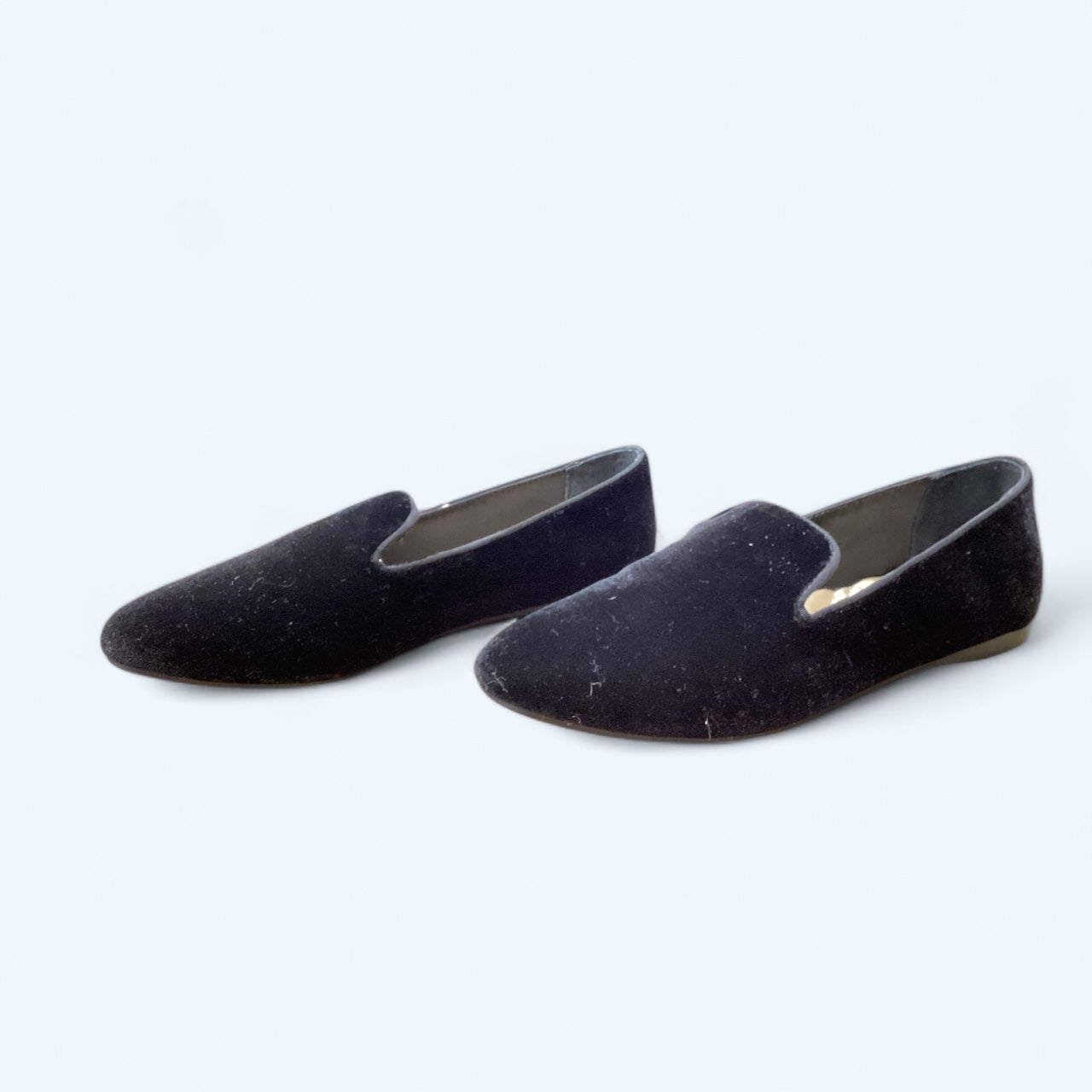Shoes Flats In Black, Size: 7