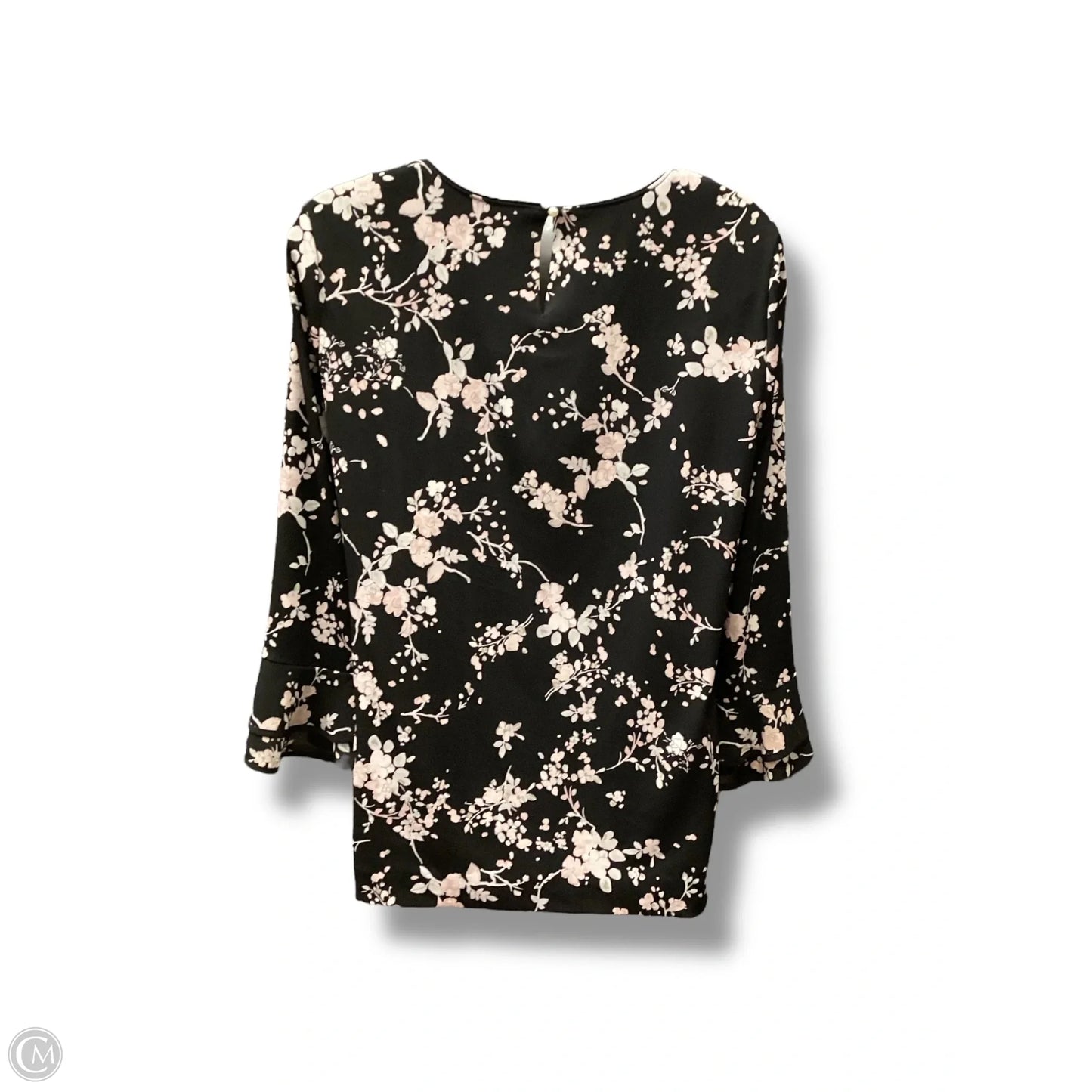 Top Long Sleeve Designer By Karl Lagerfeld In Floral Print, Size: Sp