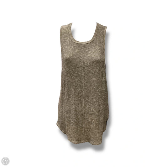 Top Sleeveless Basic In Grey, Size: S