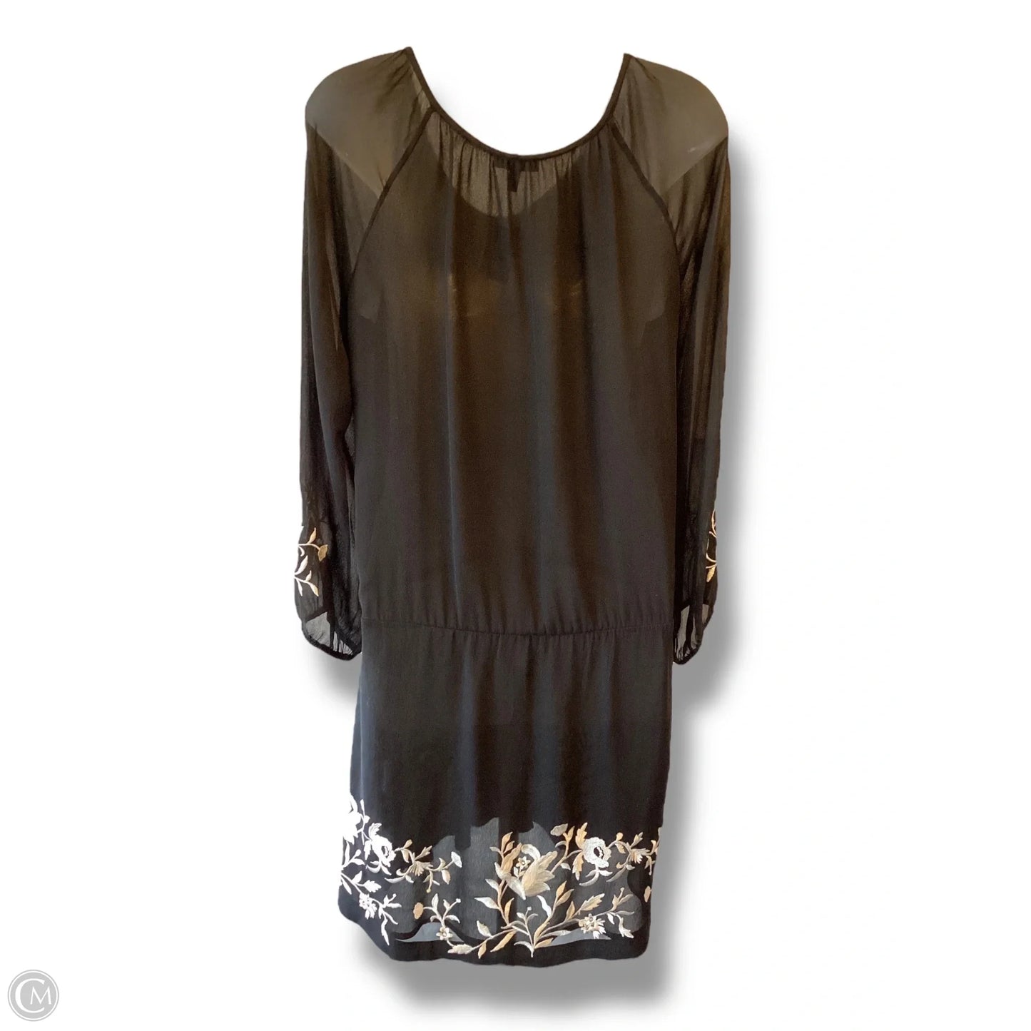 Dress Casual Midi In Black, Size: S