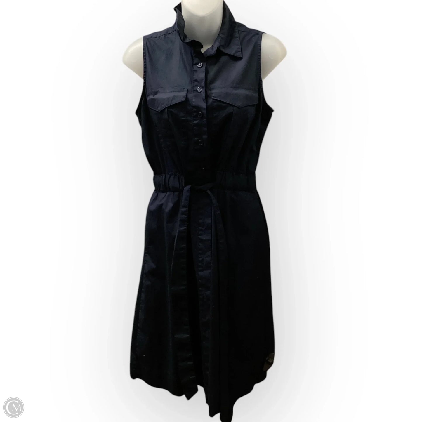 Dress Casual Midi By Marled In Navy, Size: S