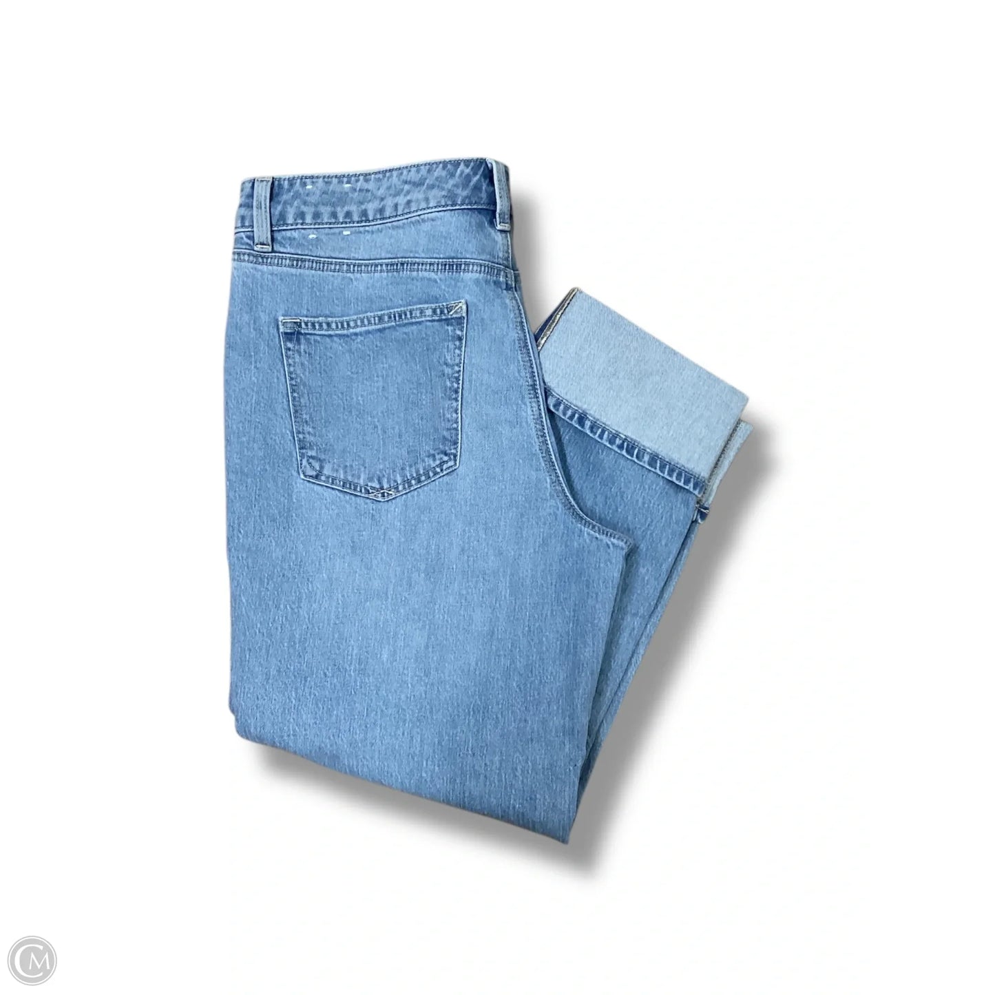Jeans Straight By Talbots In Blue Denim, Size: 10p