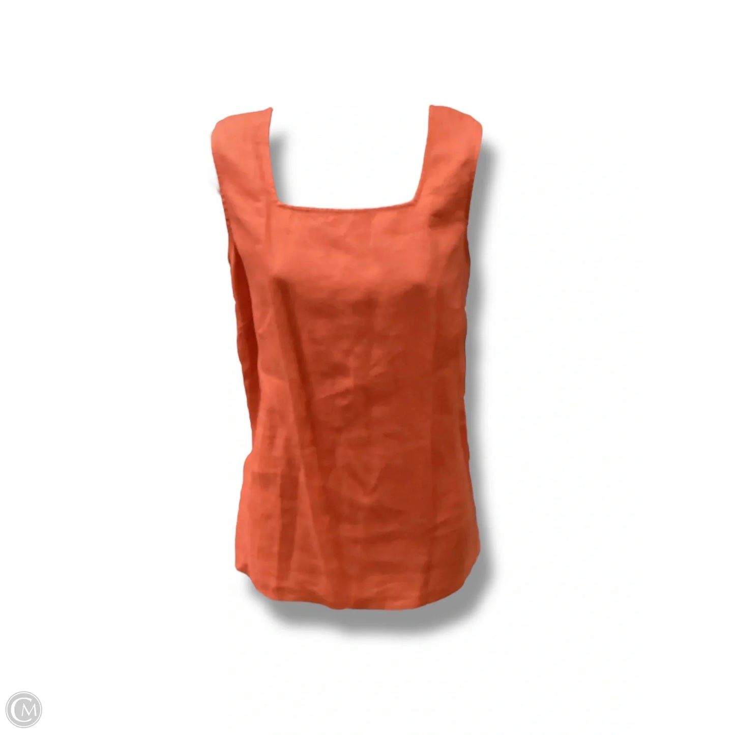 Top Sleeveless By Clothes Mentor In Orange, Size: M