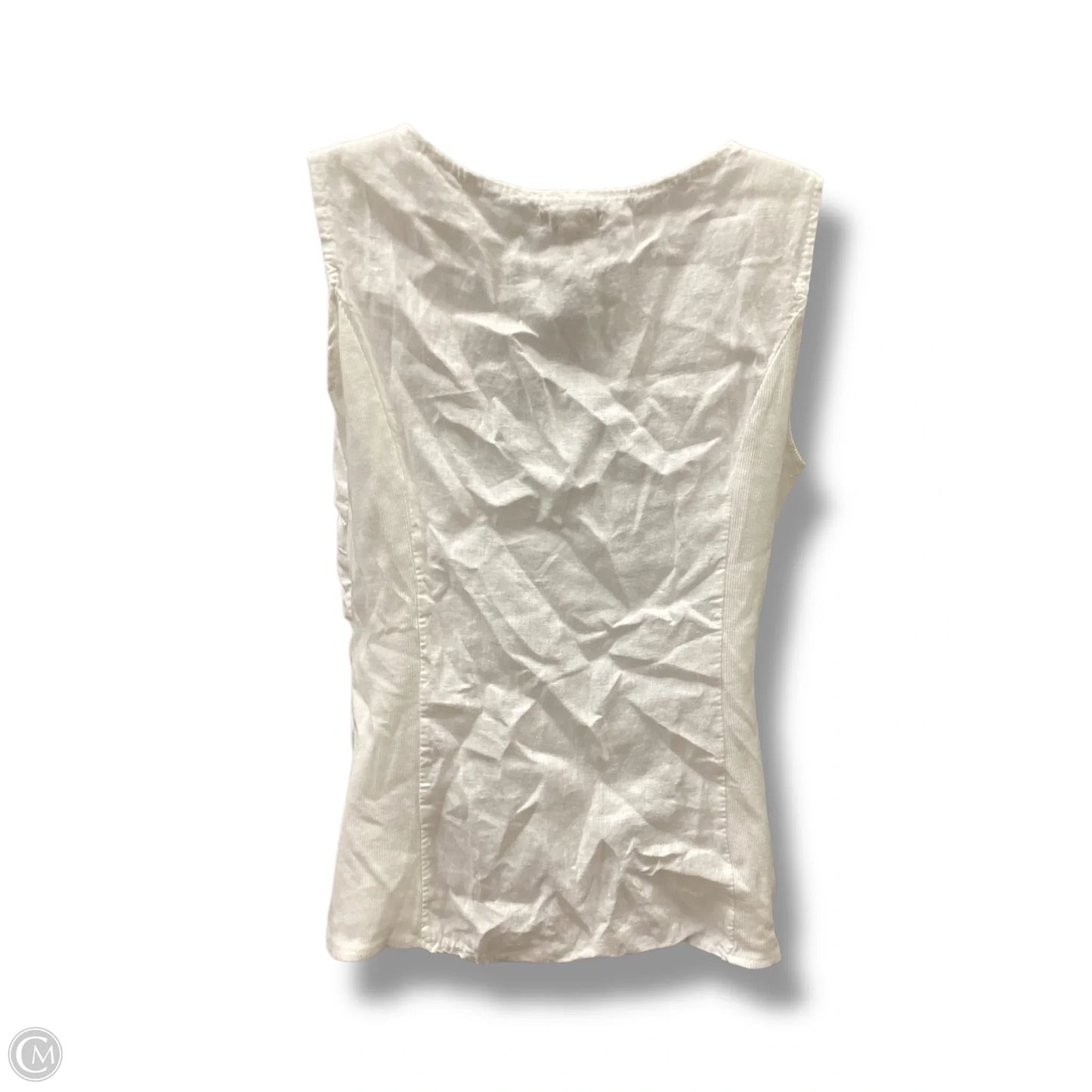 Top Sleeveless Basic By Clothes Mentor In White, Size: S