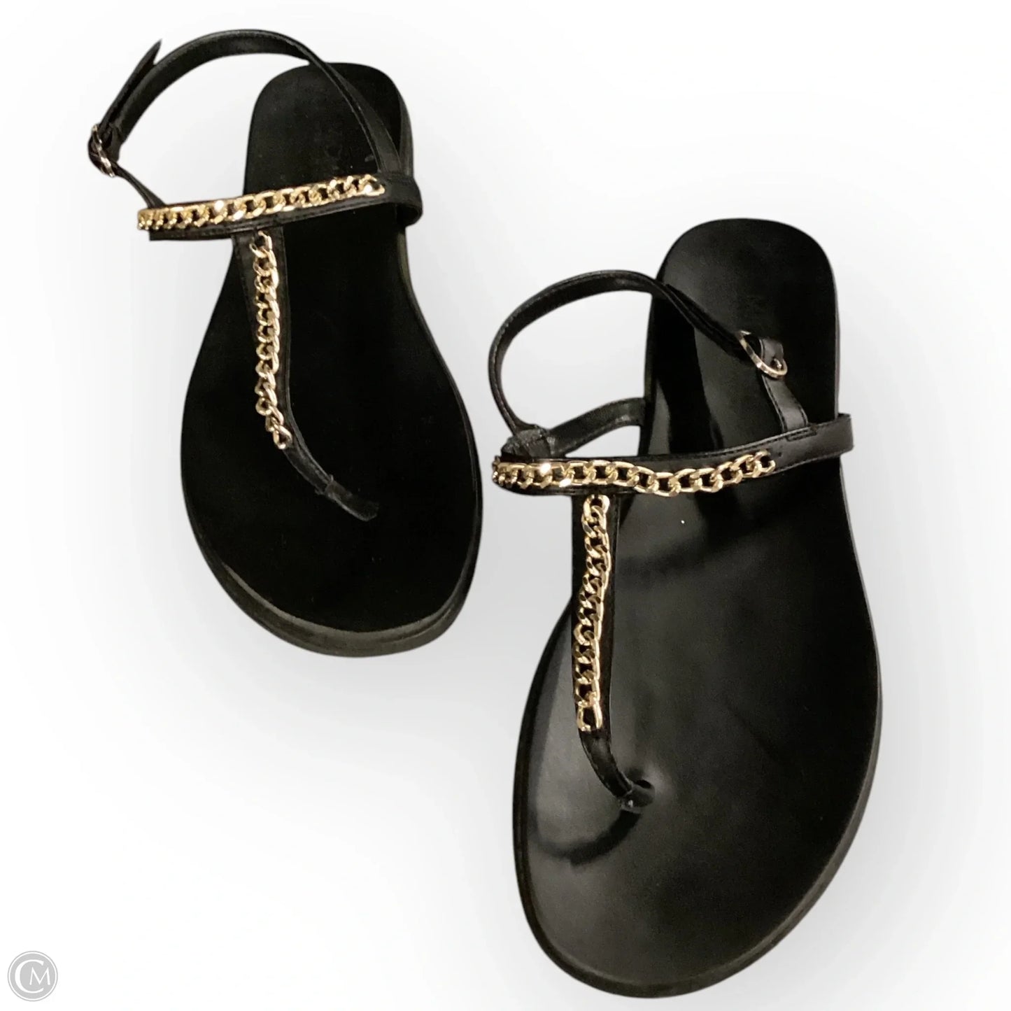 Sandals Flats By Michael By Michael Kors In Black, Size: 11