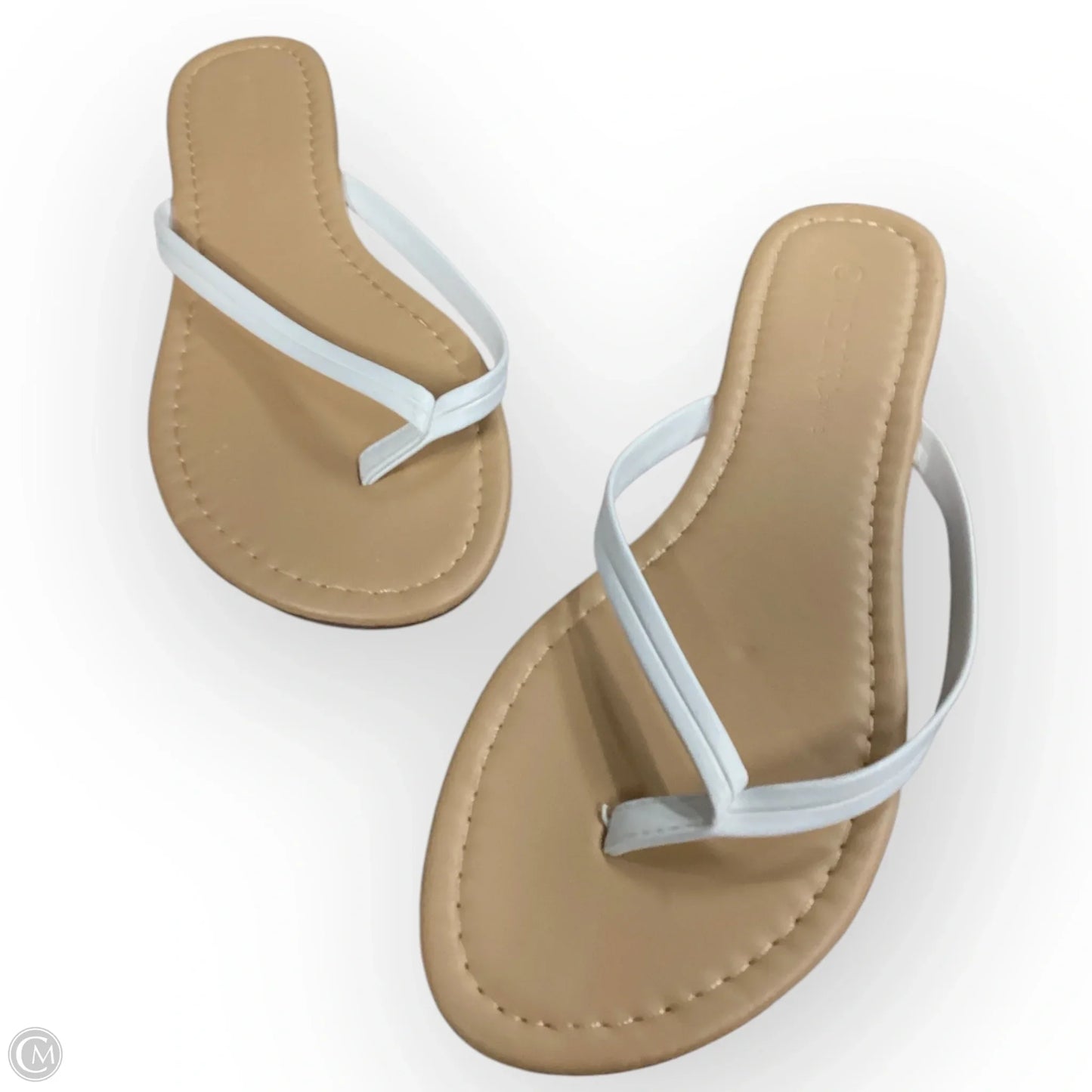 Sandals Flats By Wild Diva In Tan, Size: 8