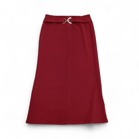 Skirt Maxi By THE XCHANGE In Red, Size: 1x