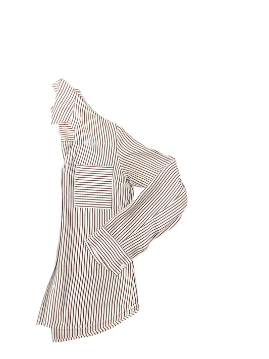 Top Long Sleeve By Express In Striped Pattern, Size: Xs