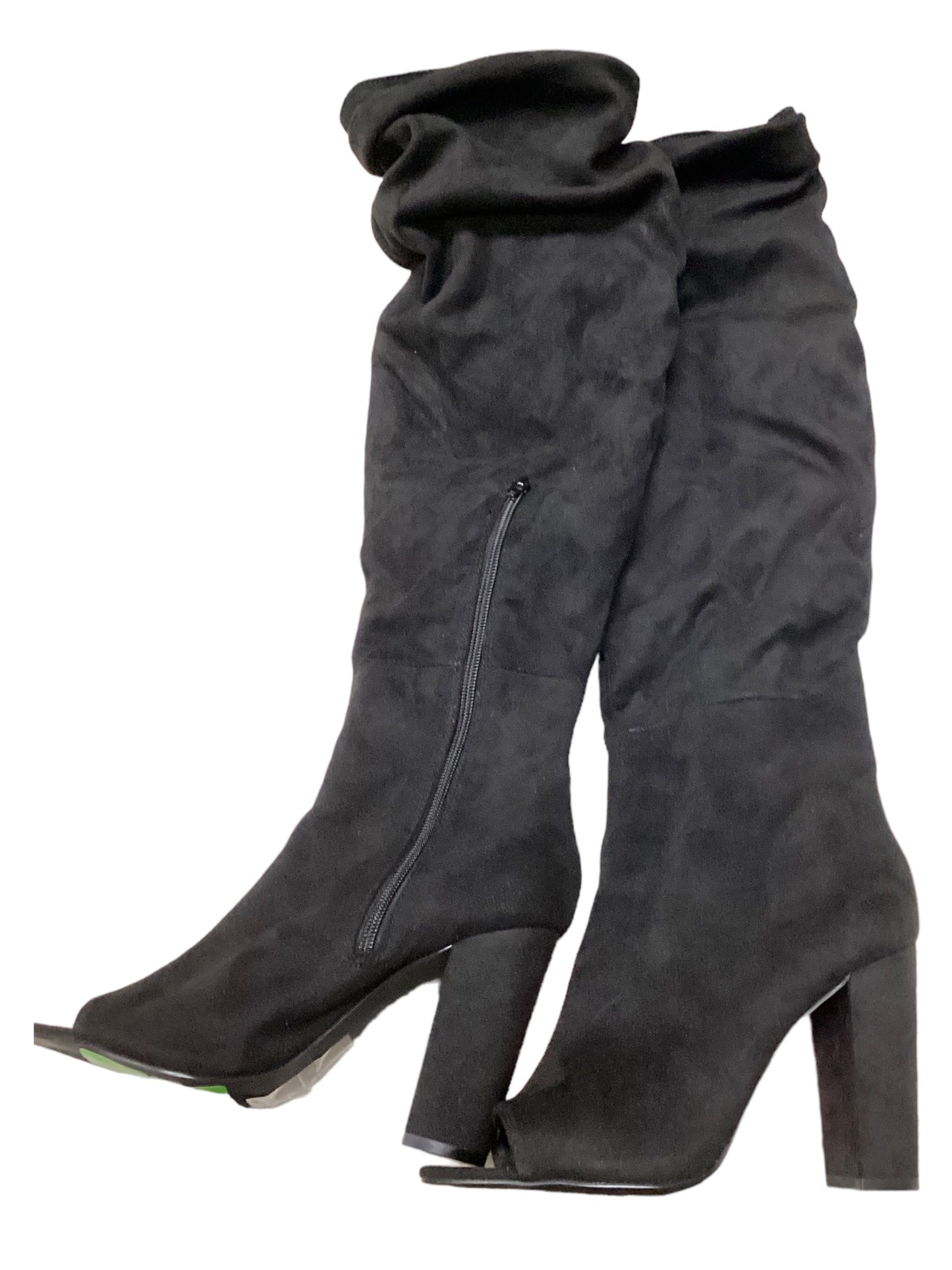 Boots Knee Heels Size: 7.5