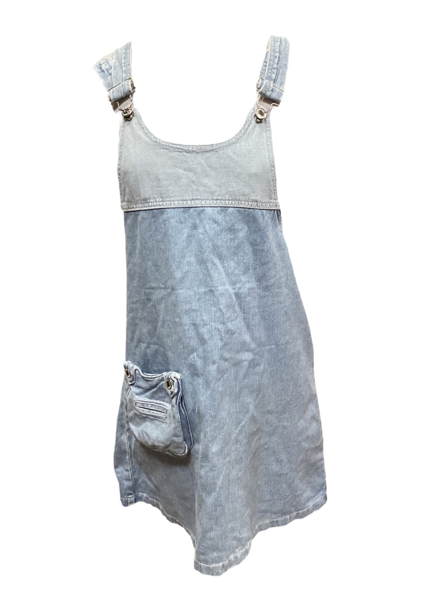Blue Denim Overalls , Size L