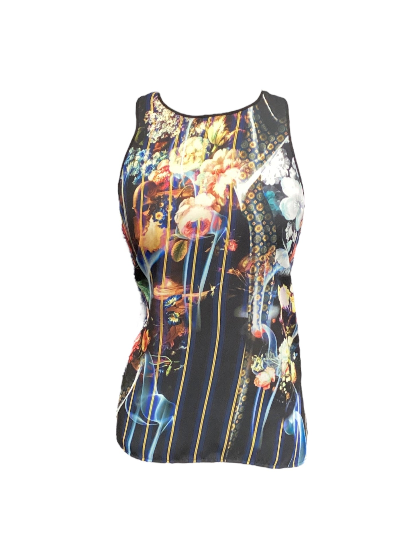 Navy Top Sleeveless , Size M