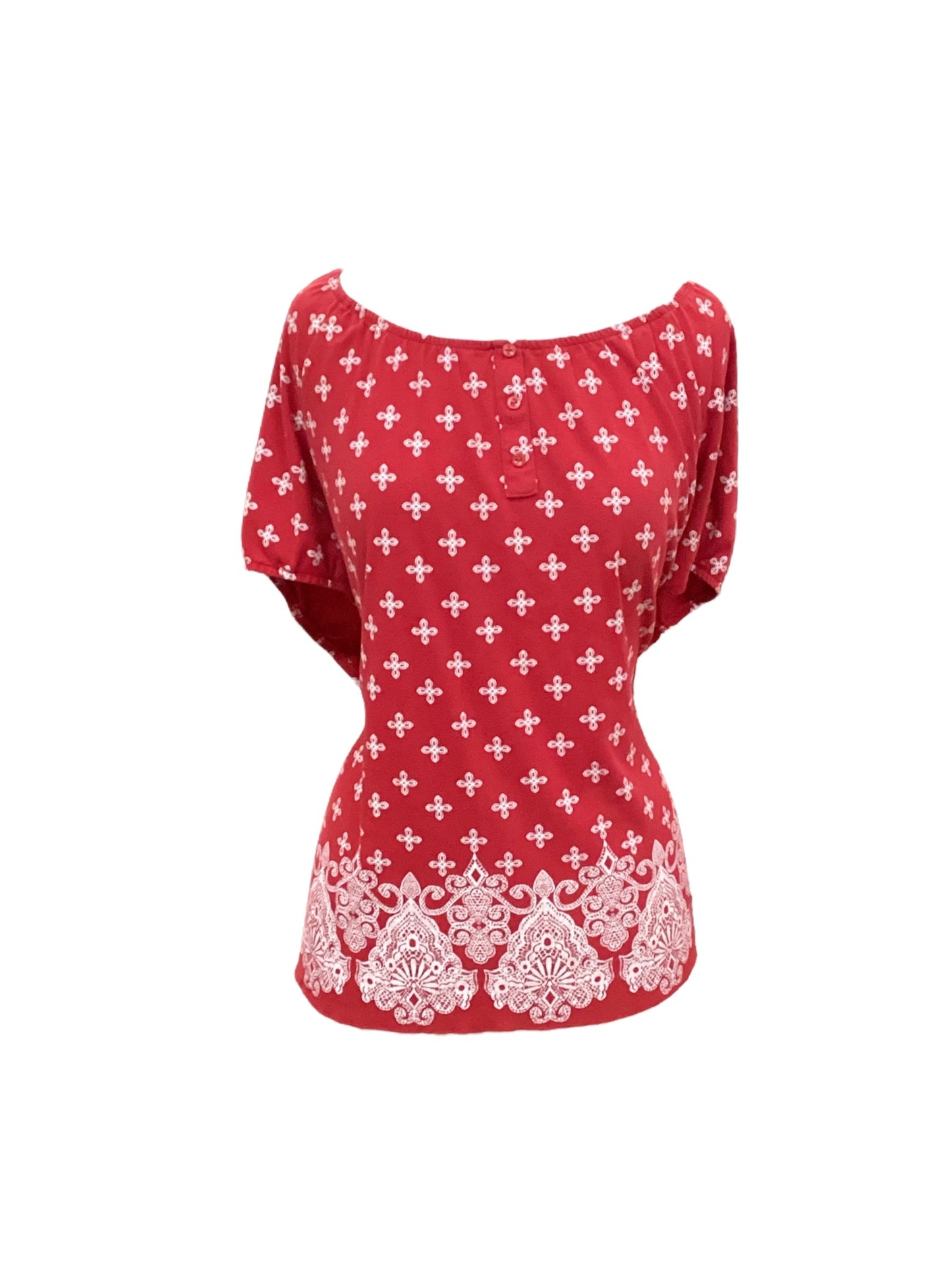 Top Short Sleeve By Karen Scott Size: 3x