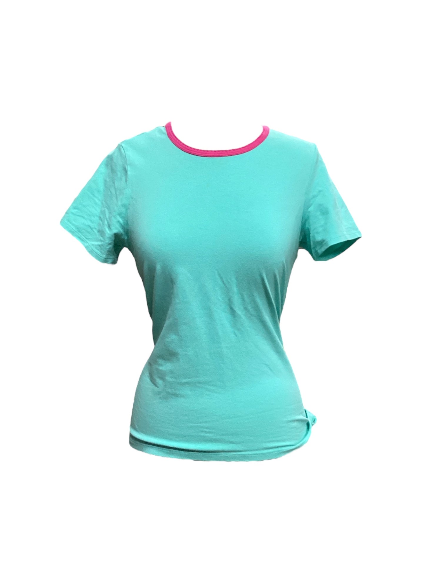 Green Top Short Sleeve Lands End, Size S