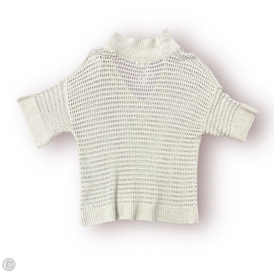 Top Short Sleeve By Max Studio In Beige, Size: S