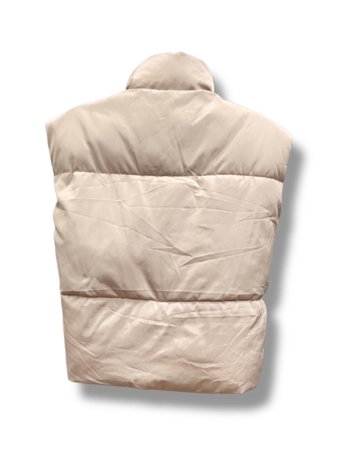 Vest Puffer & Quilted In Beige, Size: L