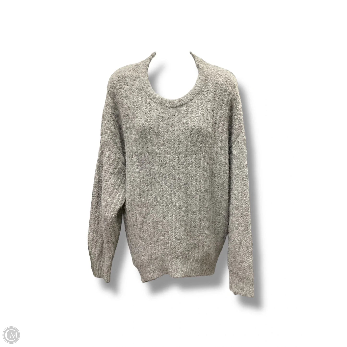 Sweater By Clothes Mentor In Grey, Size: Xl