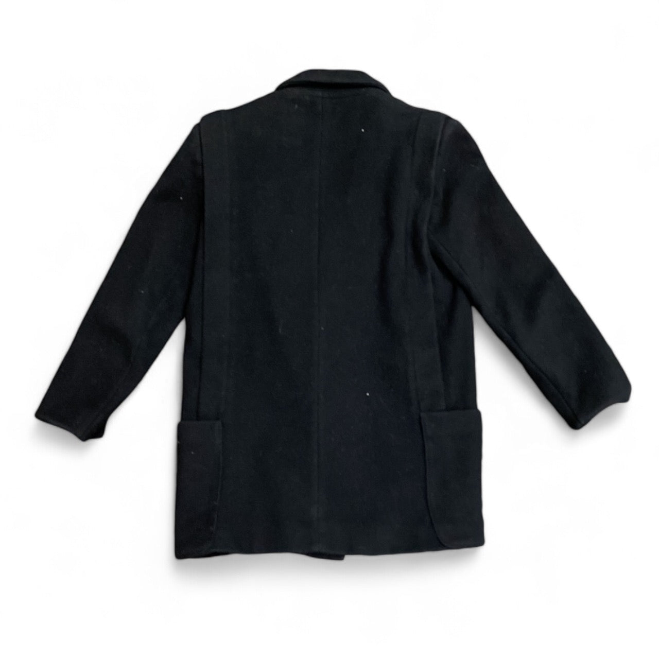 Coat Peacoat In Black