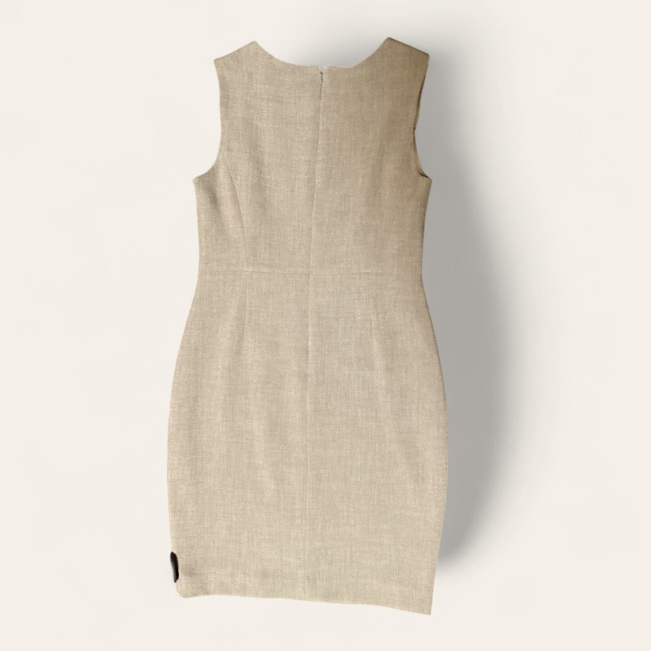 Dress Casual Midi By Kasper In Beige, Size: 6