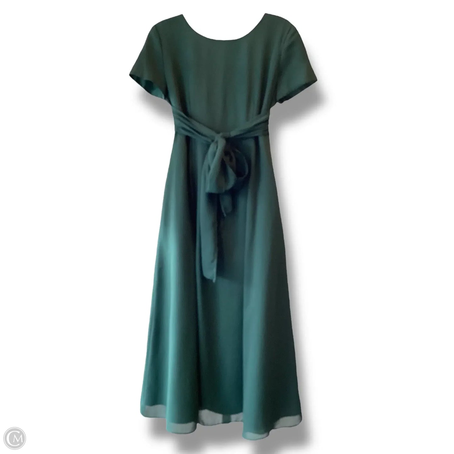 Dress Casual Midi In Green, Size: S