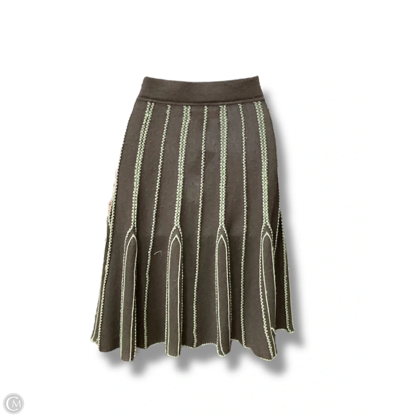 Skirt Midi By Sux In Brown, Size: M