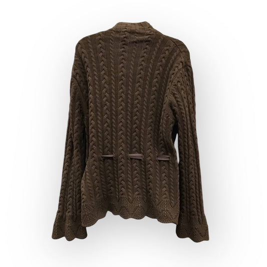 Sweater By Chaps In Brown, Size: 2x