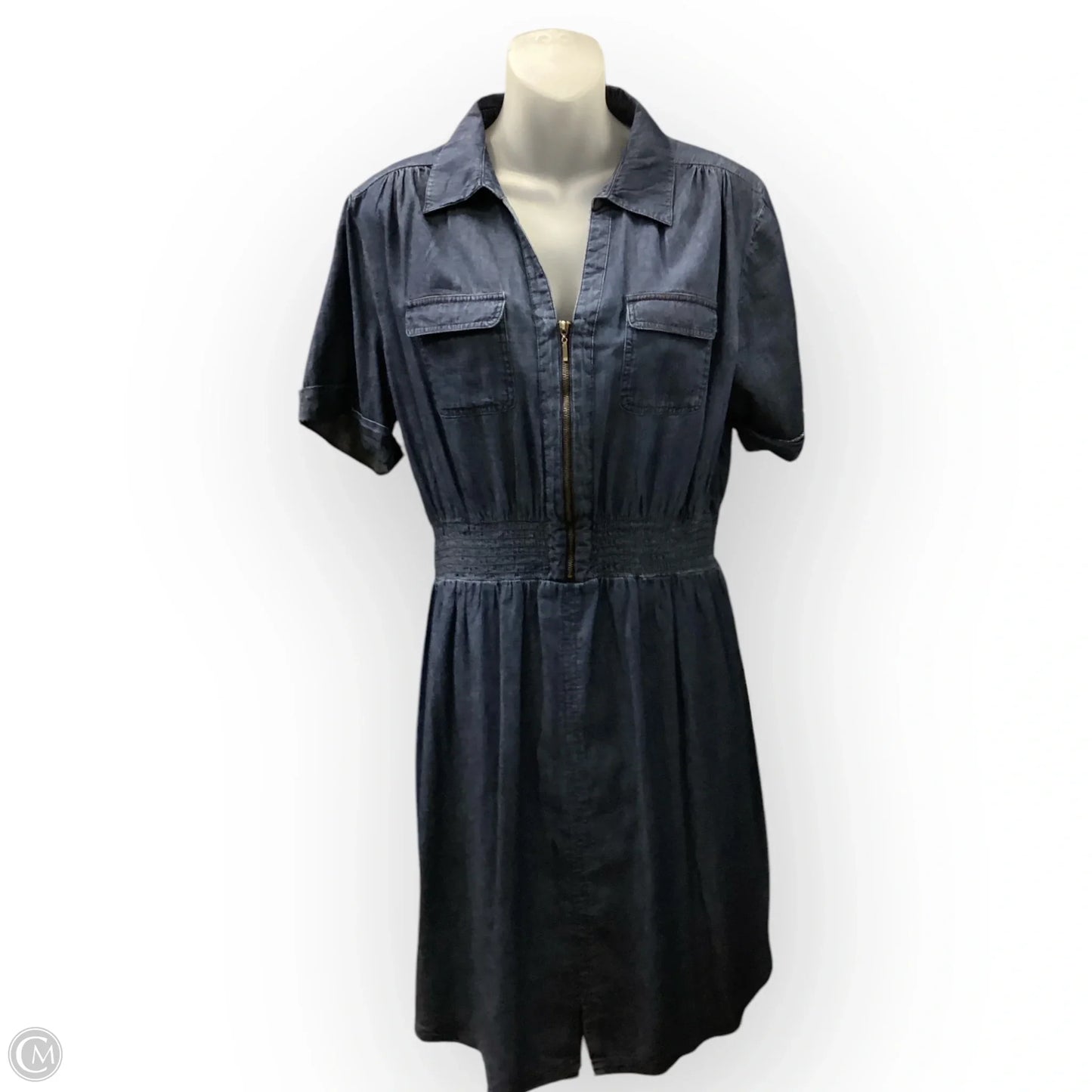 Dress Casual Short In Blue, Size: Xl