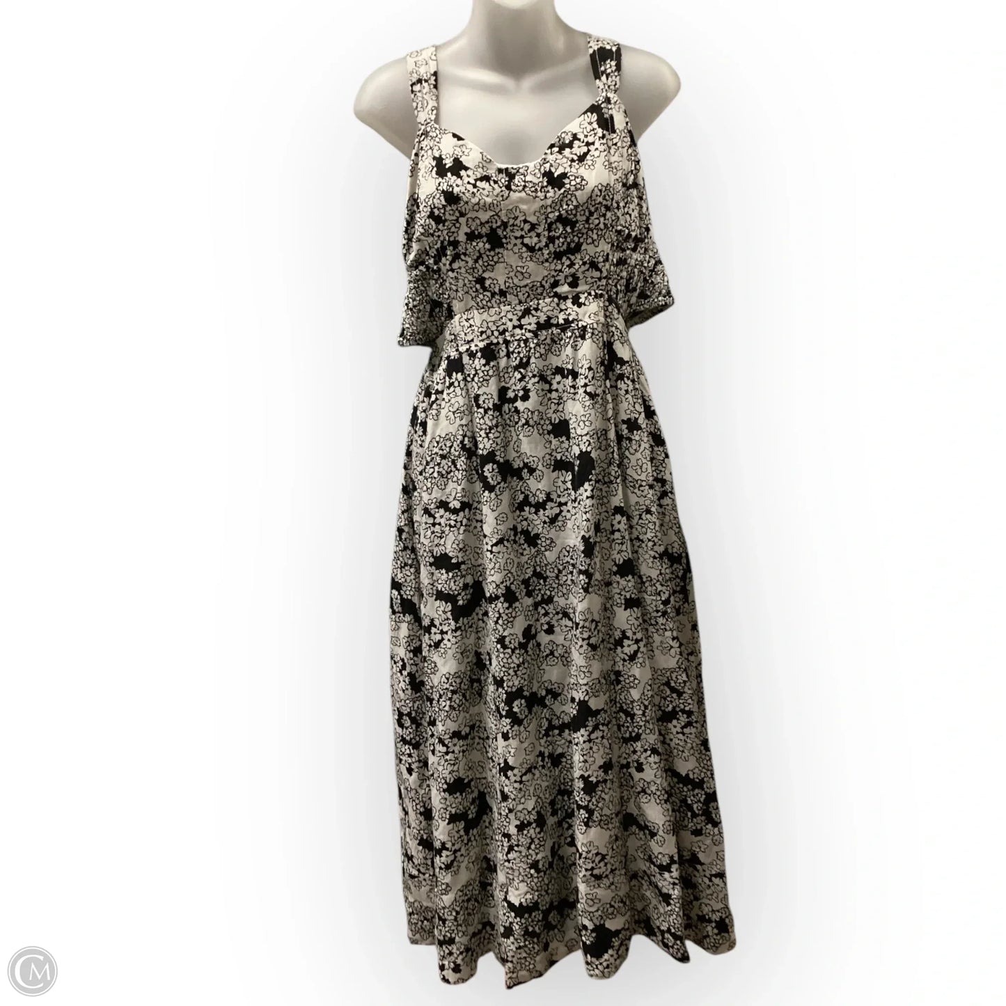 Dress Casual Short By Abercrombie And Fitch In Blue & White, Size: M