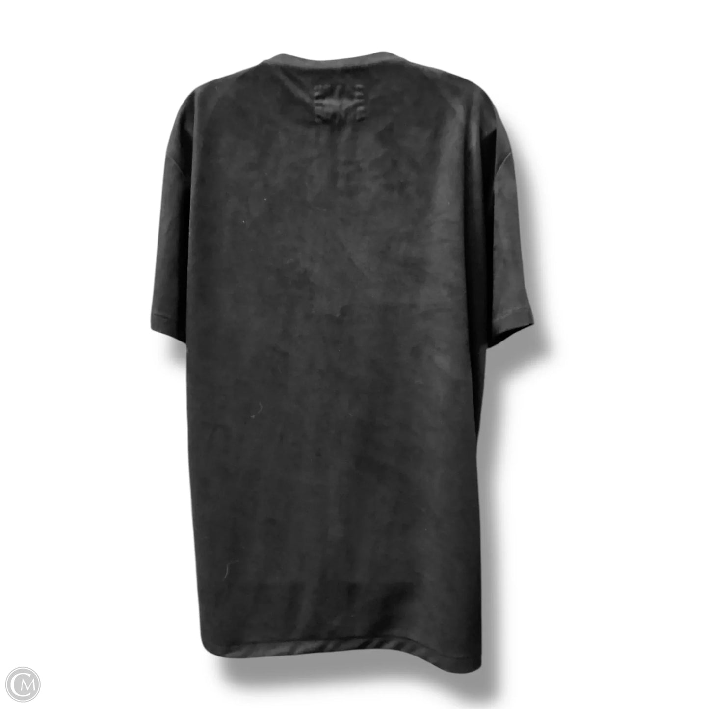 Top Short Sleeve By Clothes Mentor In Black, Size: L