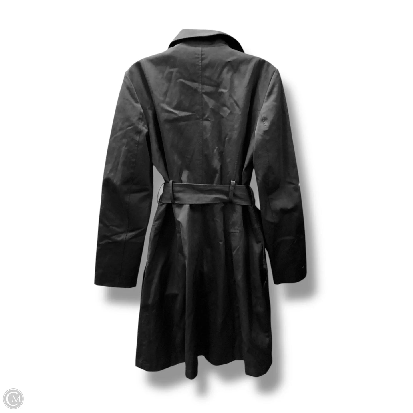 Coat Trench Coat By New York And Co In Black, Size: M
